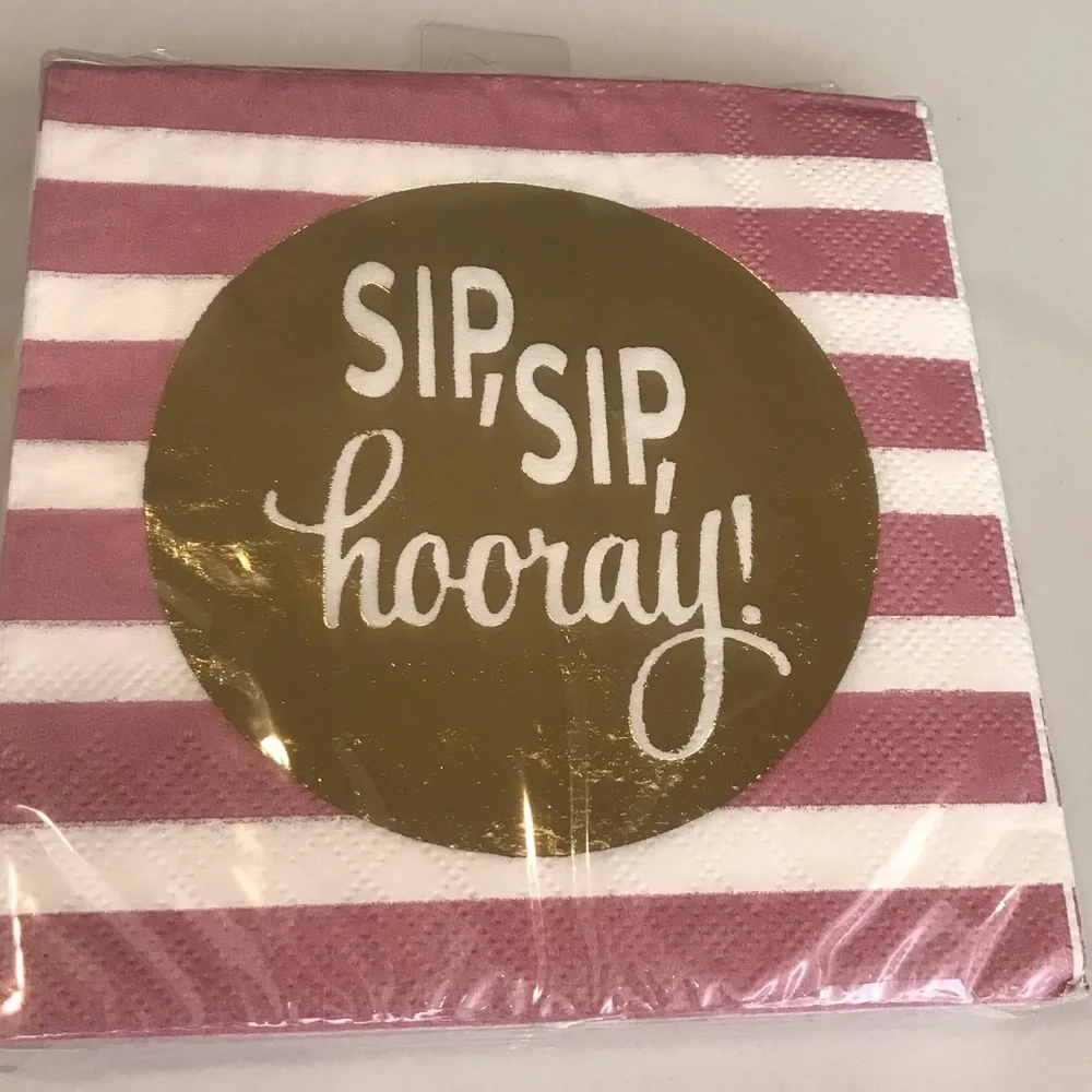 PIER ONE WINE NAPKINS SET OF 3 NEW